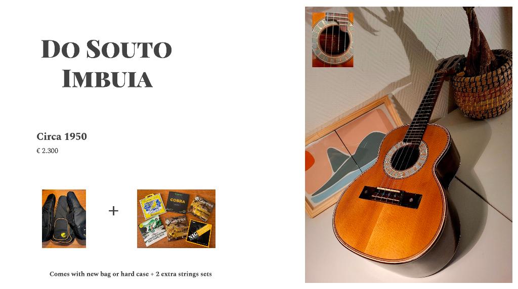 Cavaquinho Do Souto - Imbuia (circa 1950), Ophalen, Zo goed als nieuw, Overige typen