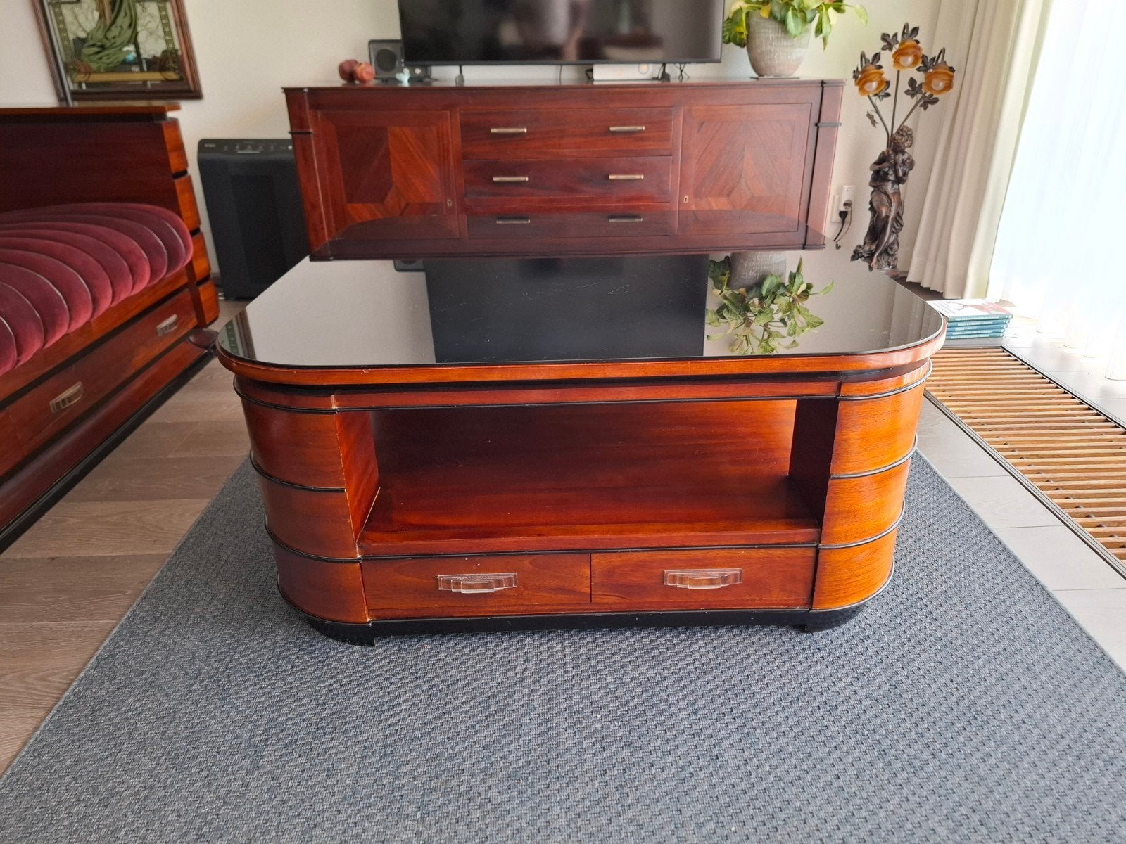 Jan Frantzen Monte Carlo salontafel, Huis en Inrichting, Ophalen, Gebruikt, 100 tot 150 cm, 50 tot 75 cm