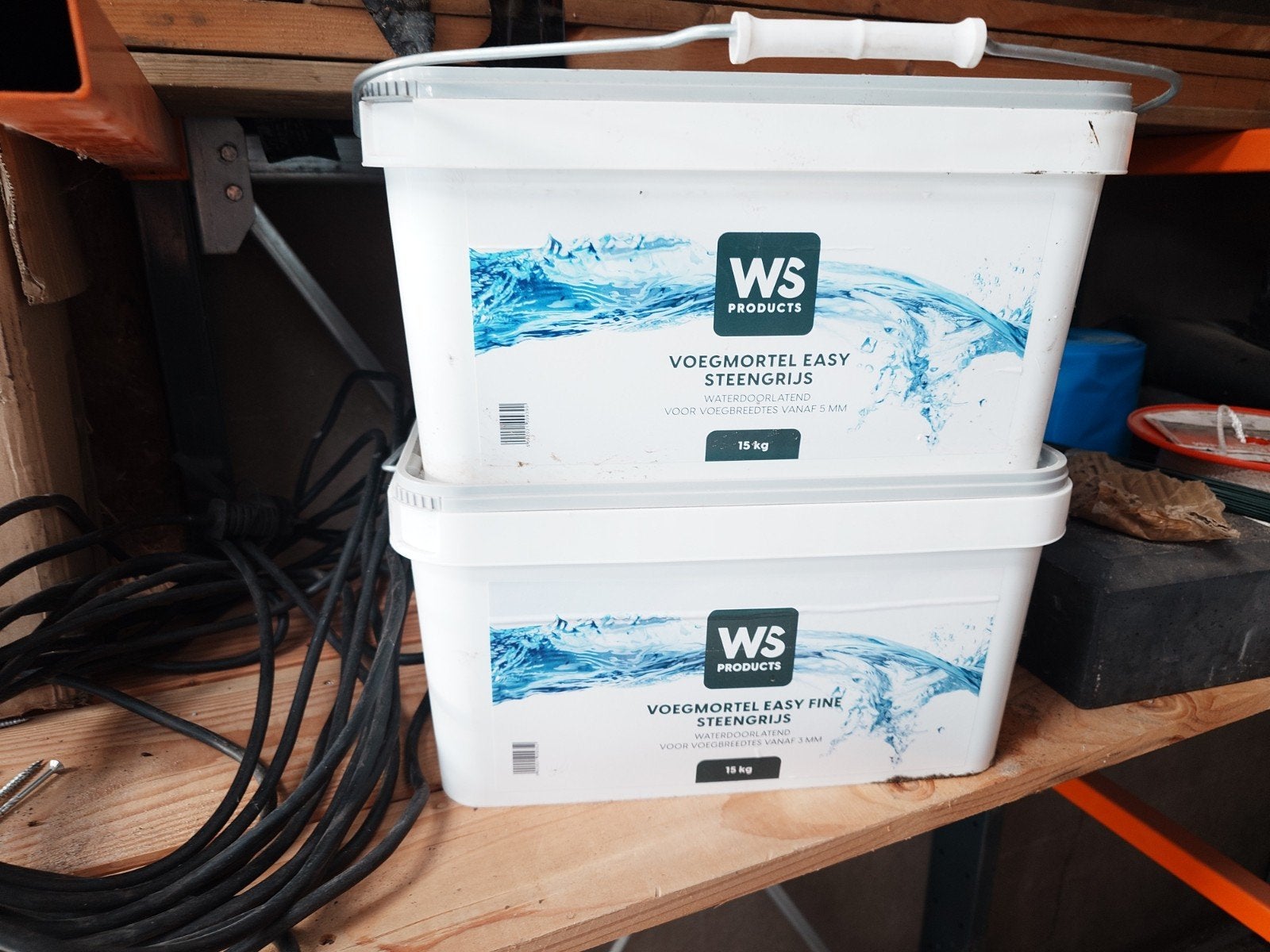 WS Products Voegmortel Easy Steengrijs - 50m² dekkin, Ophalen, Nieuw