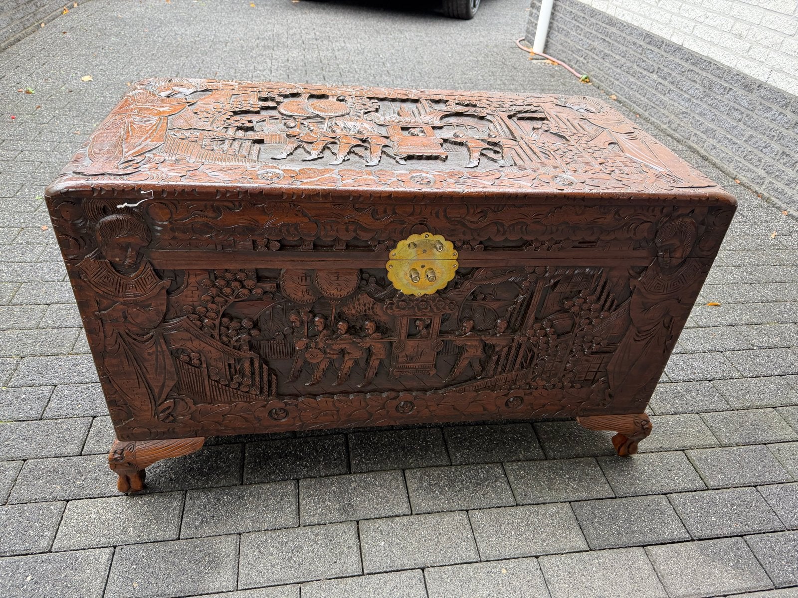 Kist, Ophalen, 50 – 75, Gebruikt, 100 tot 150 cm