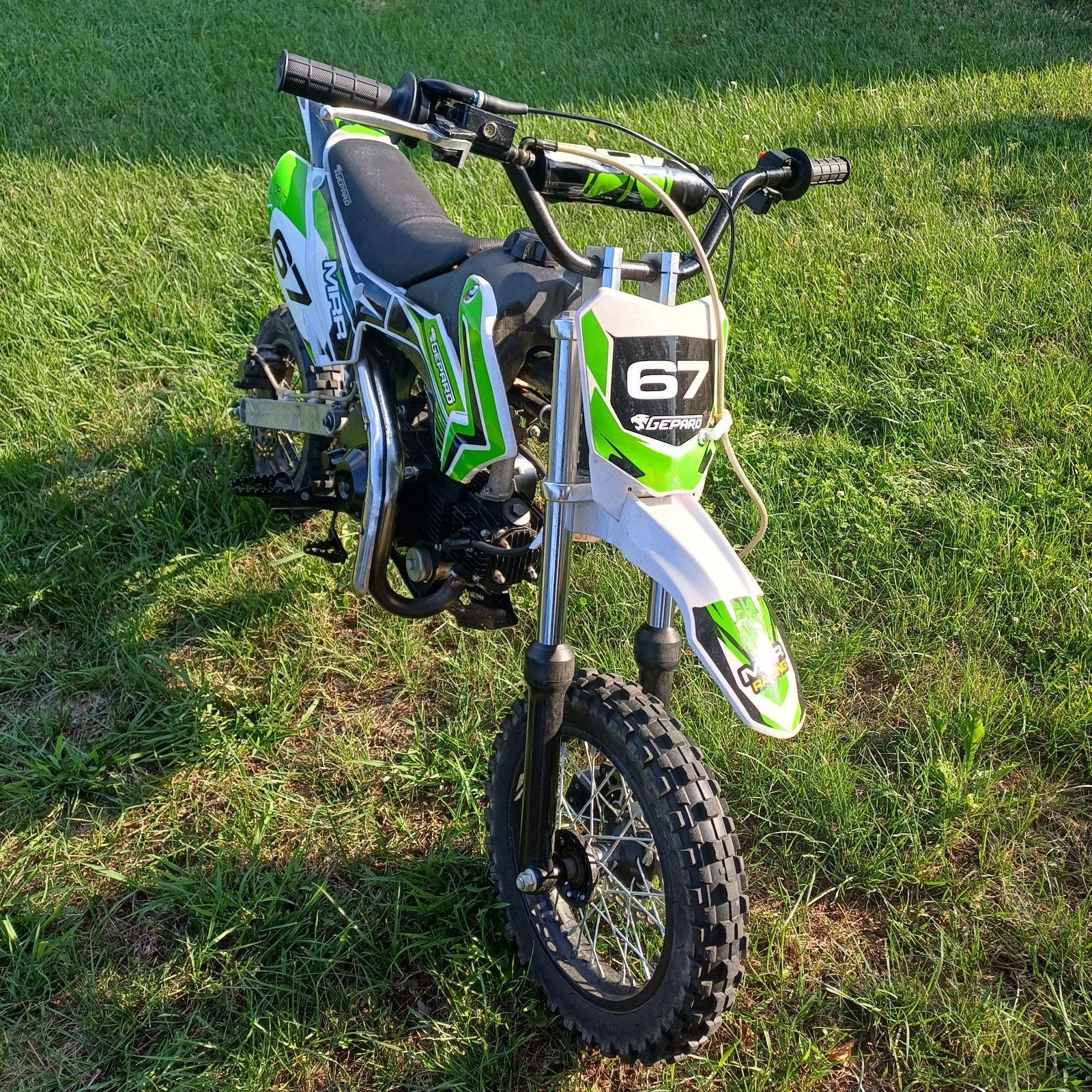 Gepard 110cc Crossmotor, Fietsen en Brommers, Ophalen of Verzenden, Zo goed als nieuw, 110 cc