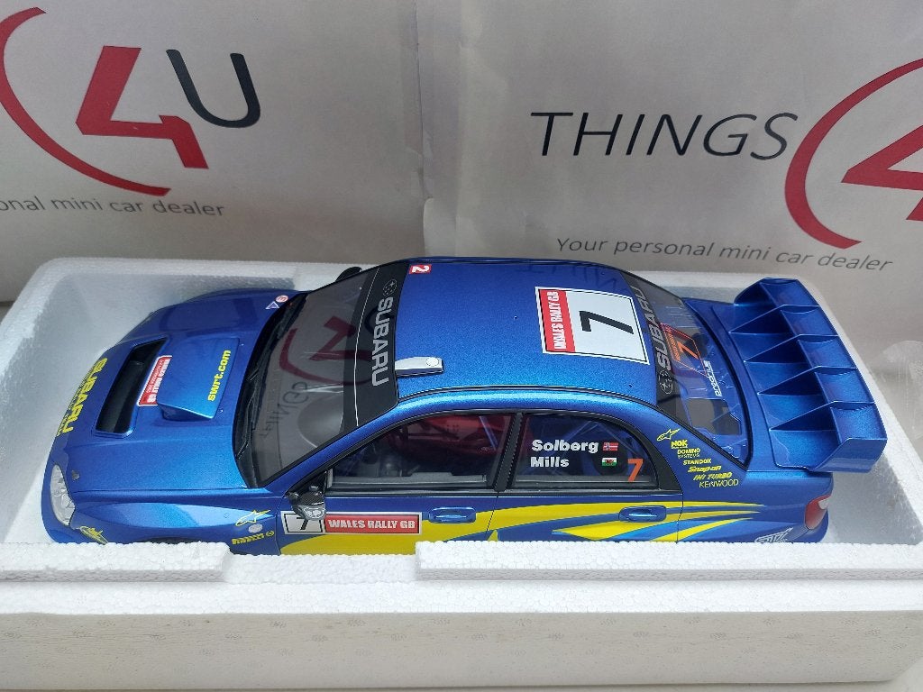 OttoMobile 1:12 Subaru Impreza S9 winnaar Rally Wales 2003, Hobby en Vrije tijd, Modelauto's | 1:5 tot 1:12, Ophalen of Verzenden