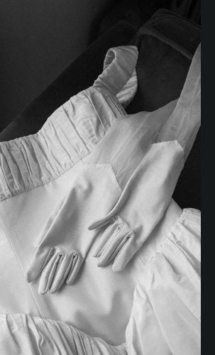 Vintage zijden bruidshandschoenen, Kleding | Dames, Wit, Nieuw, Ophalen of Verzenden, Laura Dols