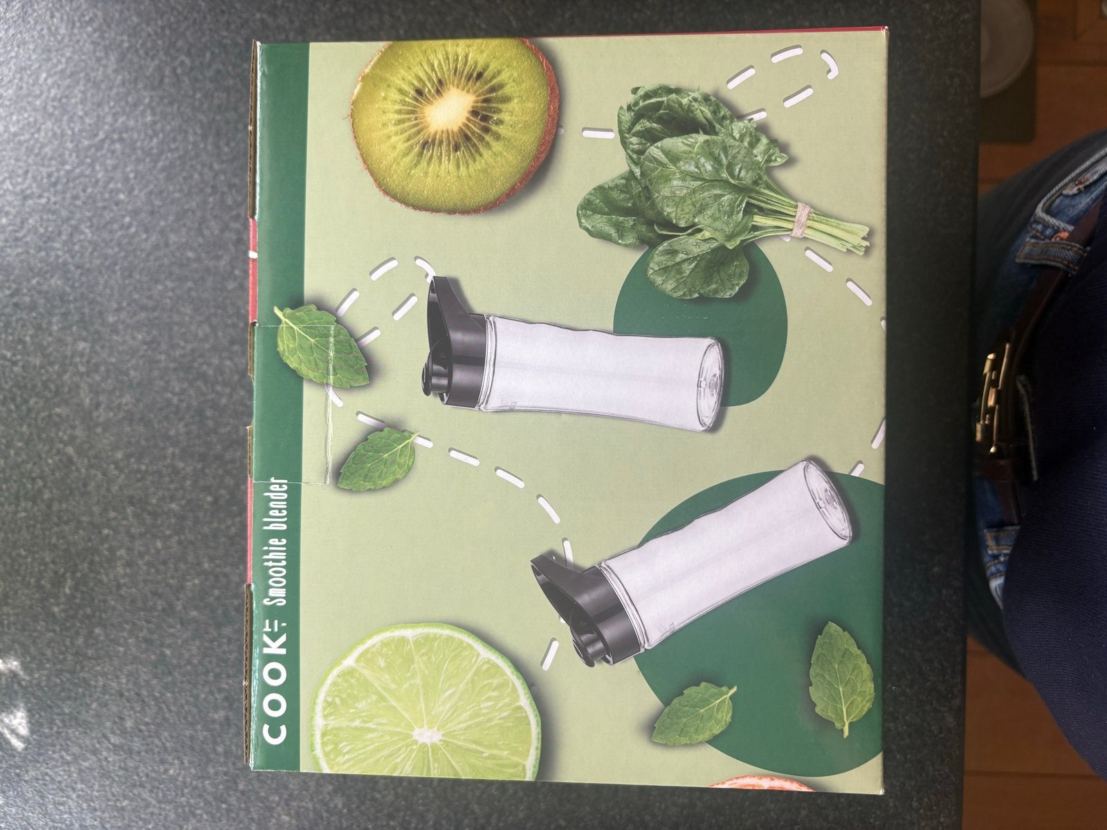 Cook Smoothie Blender met 2 flessen - Nieuw in doos, Witgoed en Apparatuur, Ophalen, Nieuw, Blender to go