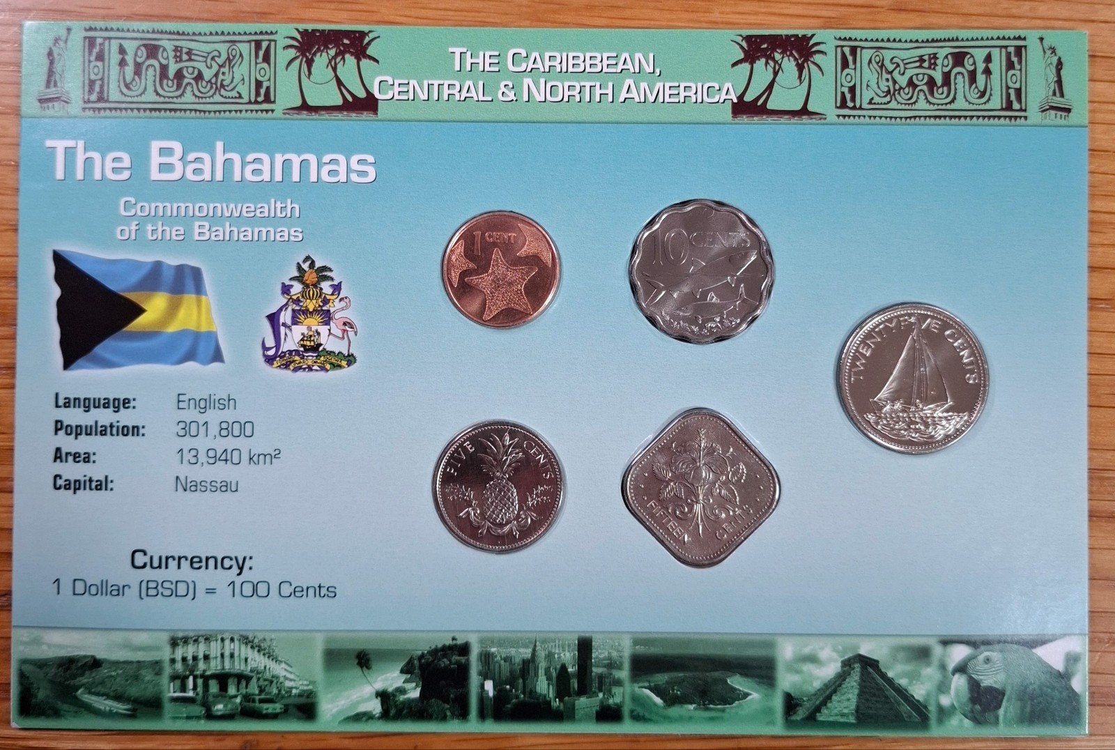Coins of the World muntset Bahamas, Ophalen of Verzenden, Midden-Amerika