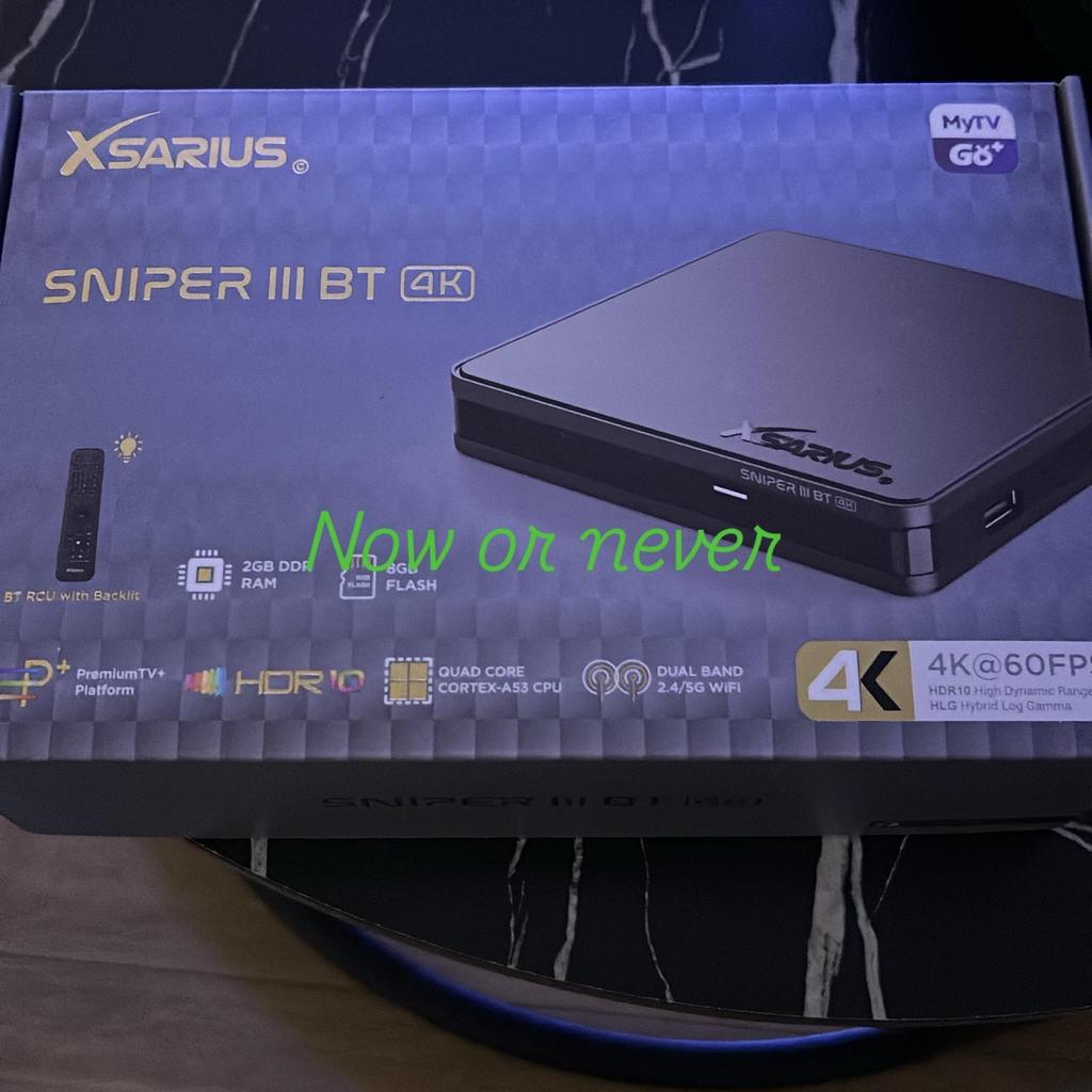 XSARIUS Sniper III BT 4K Android TV Box, Ophalen of Verzenden, Nieuw, HDMI, Minder dan 500 GB