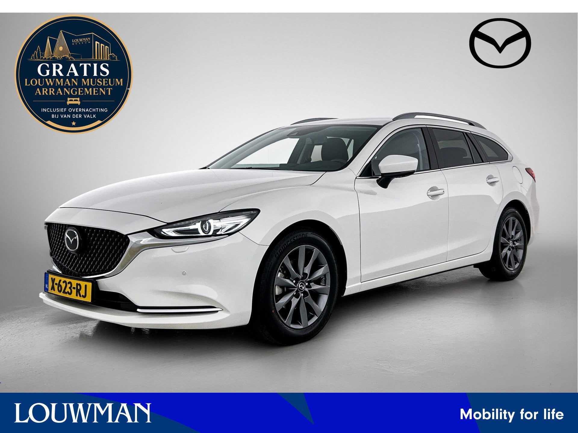 Mazda 6 Sportbreak 2.0 SkyActiv-G 165 Centre-Line | Navigati, Stof, Gebruikt, 4 cilinders, 6 sportbreak
