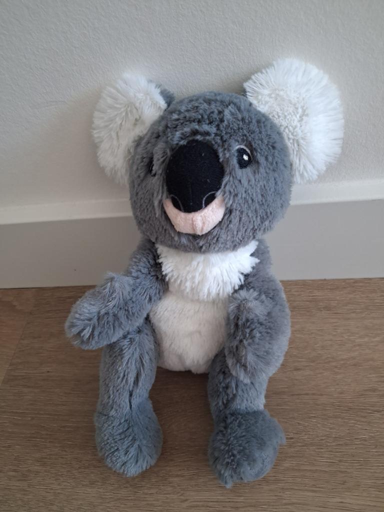 Knuffel Ikea Sötast koala grijs wit 25 cm L1516, Kinderen en Baby's, Speelgoed | Knuffels en Pluche, Zo goed als nieuw, Overige typen