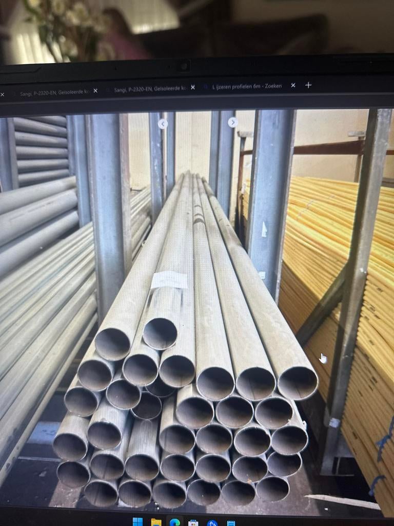 Nieuwe CV buizen 53mm, 6 meter (ca. 35 stuks), Ophalen, Nieuw