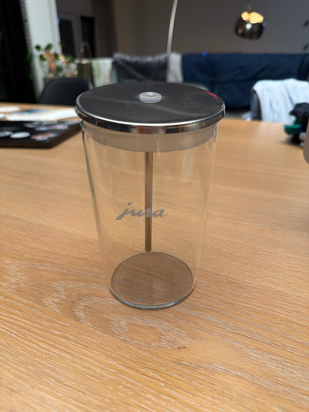 Jura melkkan - Glazen melkreservoir voor koffiemachines, Ophalen of Verzenden, Gebruikt, Overige modellen
