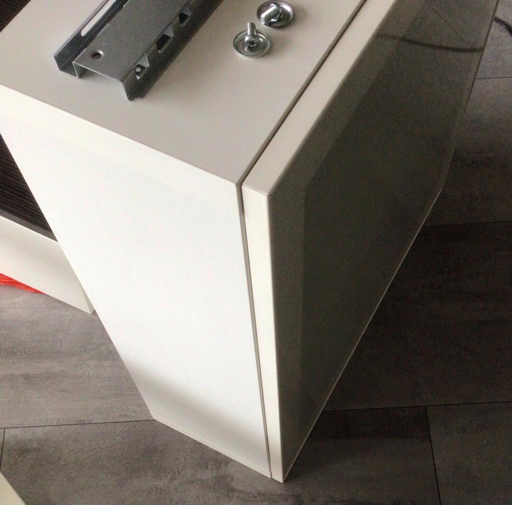 Ikea Besta wandkast met glazen deur en plank 60x20x60 cm, Ophalen, 50 tot 100 cm, Minder dan 25 cm, Minder dan 100 cm
