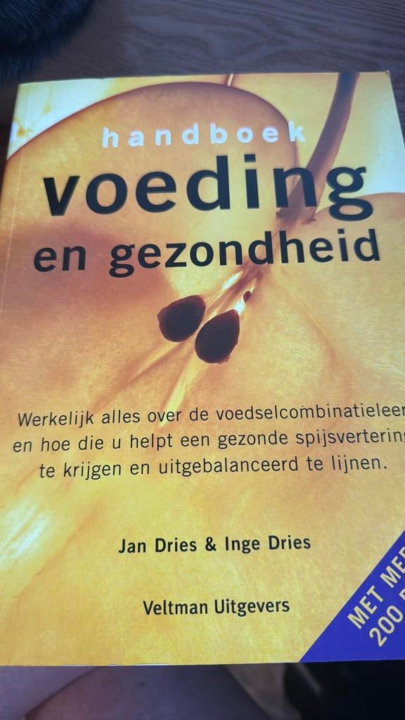 Jan Dries - Handboek voeding en gezondheid, Jan Dries; Inge Dries, Ophalen of Verzenden, Zo goed als nieuw, Natuurwetenschap