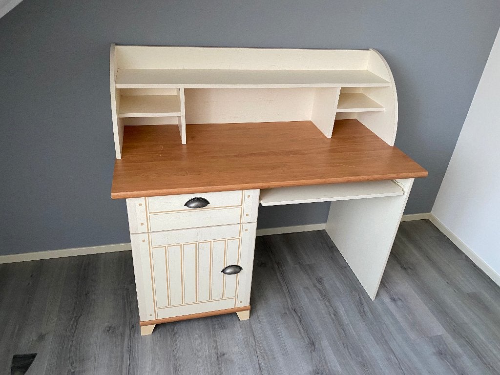 Bureau, Huis en Inrichting, Bureaus, Ophalen, 120 cm, Hout, Schoolbureau