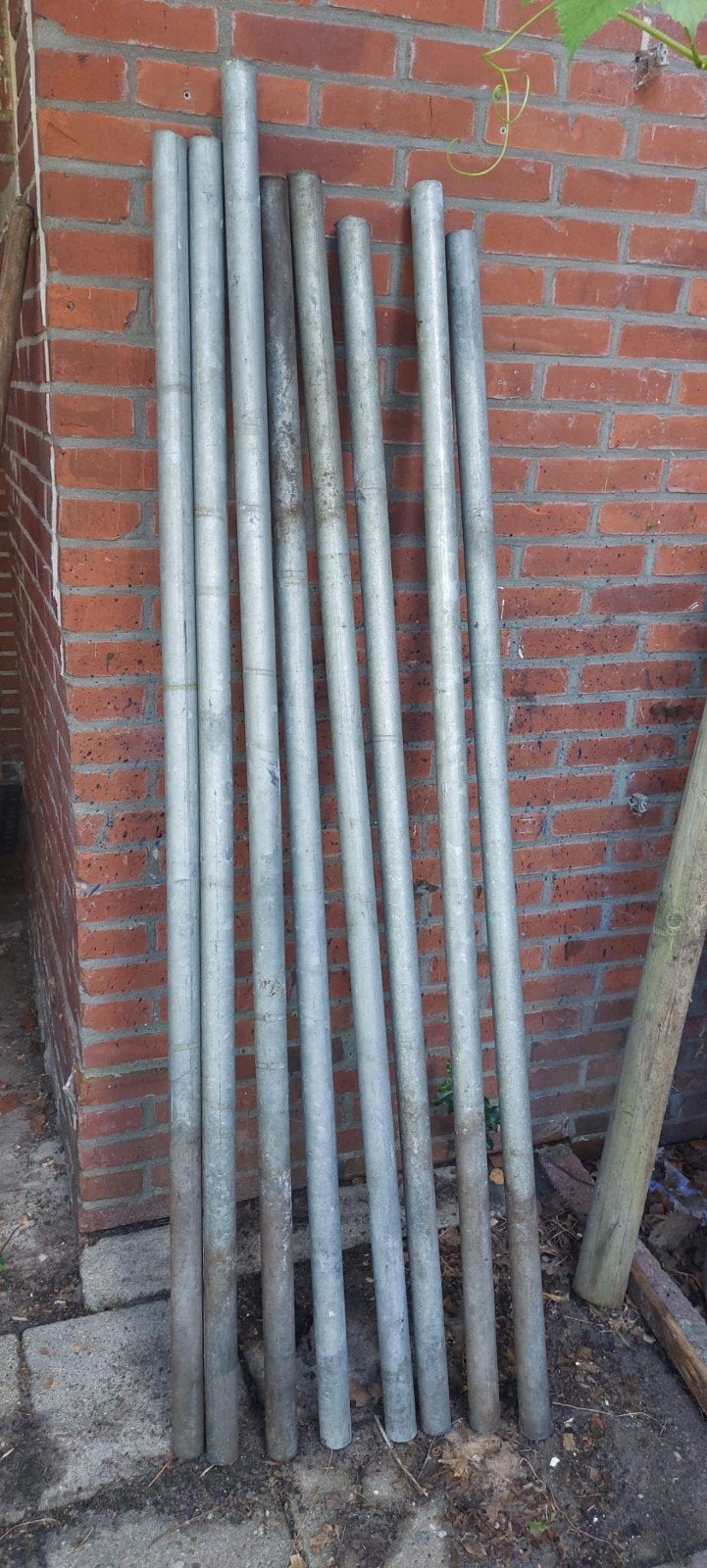 Hekwerk met ijzeren palen - Gebruikt, Ophalen, Gebruikt, IJzer