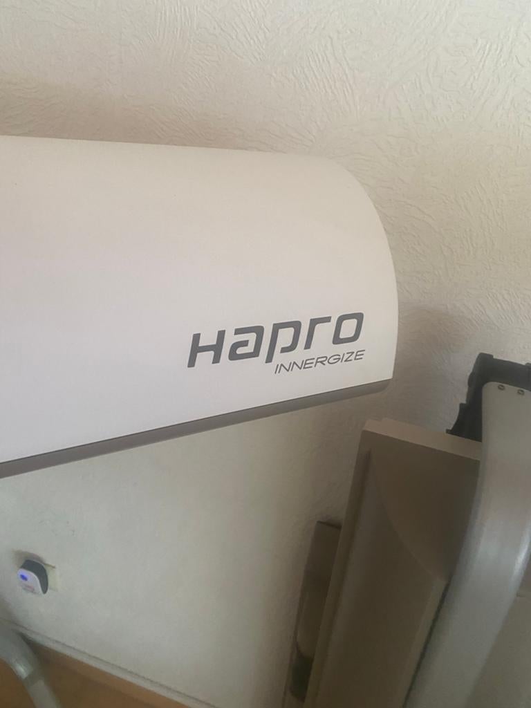 Hapro Innergize 8580 Infrarood Zonnebank - Pure White, Witgoed en Apparatuur, Zonnebanken en Gezichtsbruiners, Ophalen, Gebruikt