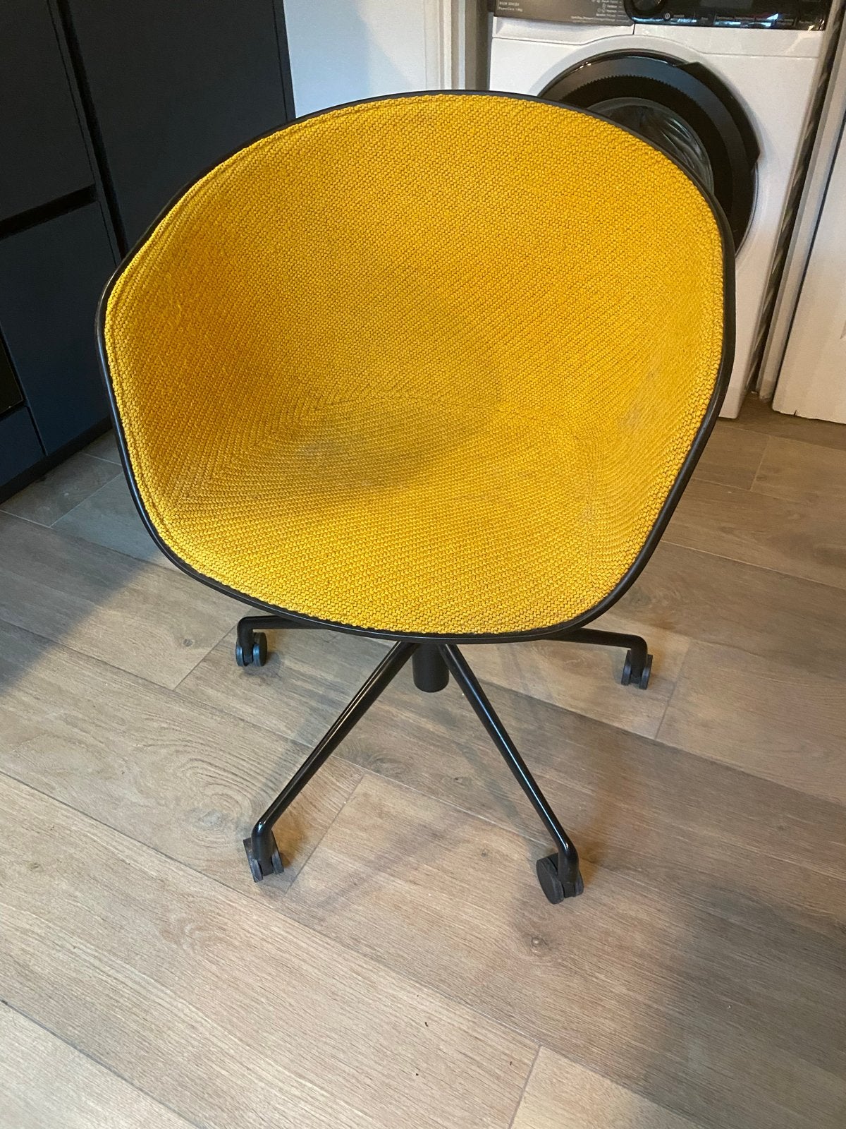 HAY bureaustoel - Geel/Zwart (gebruikt), Ophalen, Gebruikt, Geel, Bureaustoel