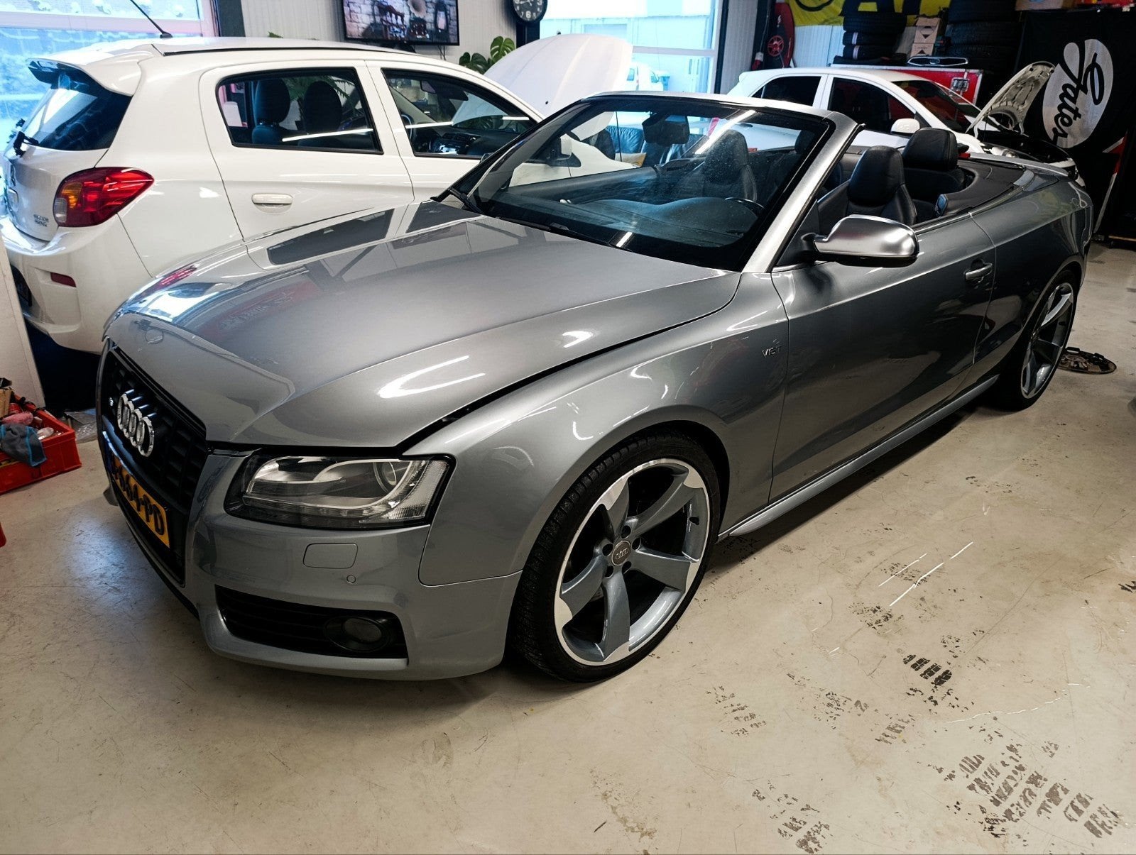 Audi S5 3.0 Tfsi 245KW Cabrio Quat. S-tr 2010 Grijs, Automaat, 2995 cc, Cabriolet, 4 stoelen