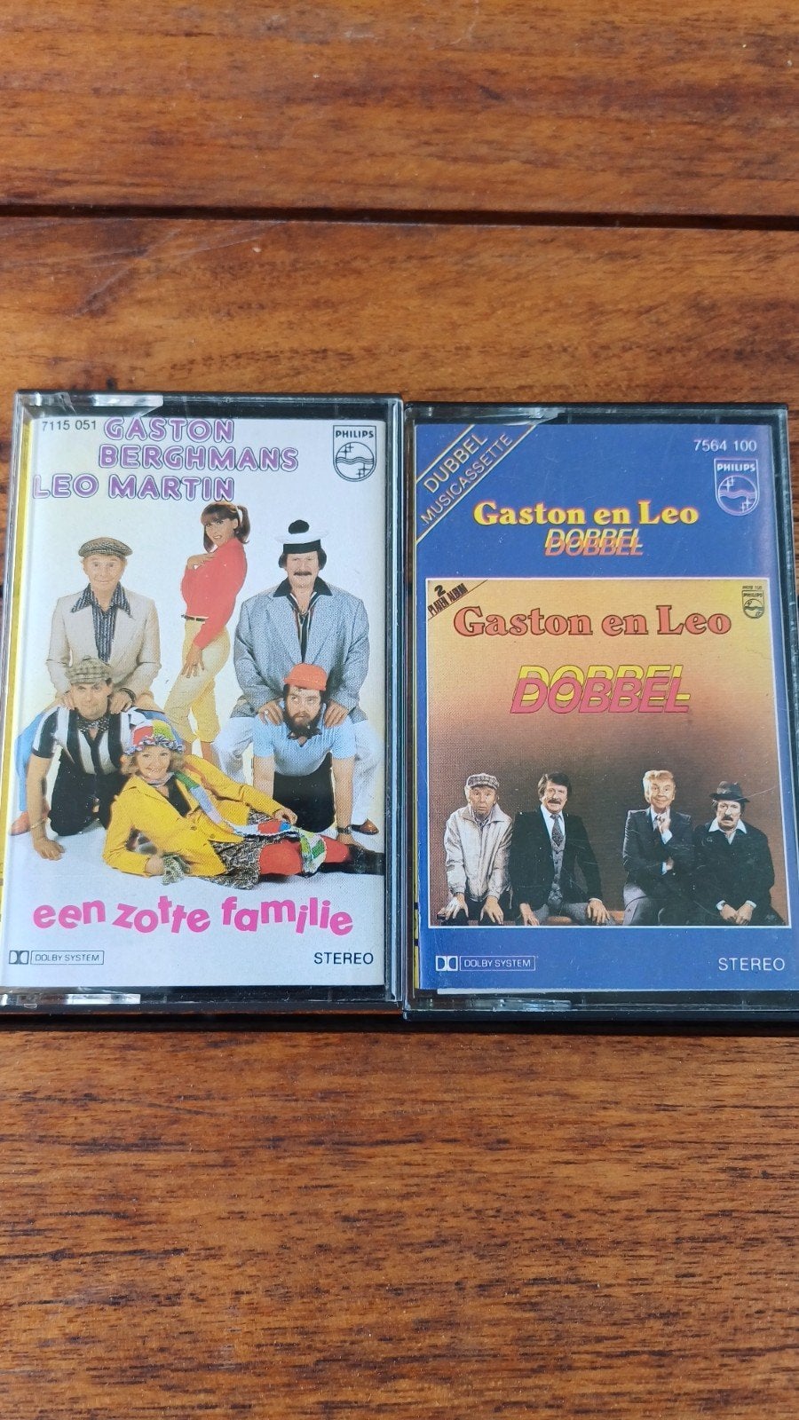 GASTON & LEO UIT DE JAREN 80., Cd's en Dvd's, Cassettebandjes, Gebruikt, 2 t/m 25 bandjes, Ophalen of Verzenden, Origineel