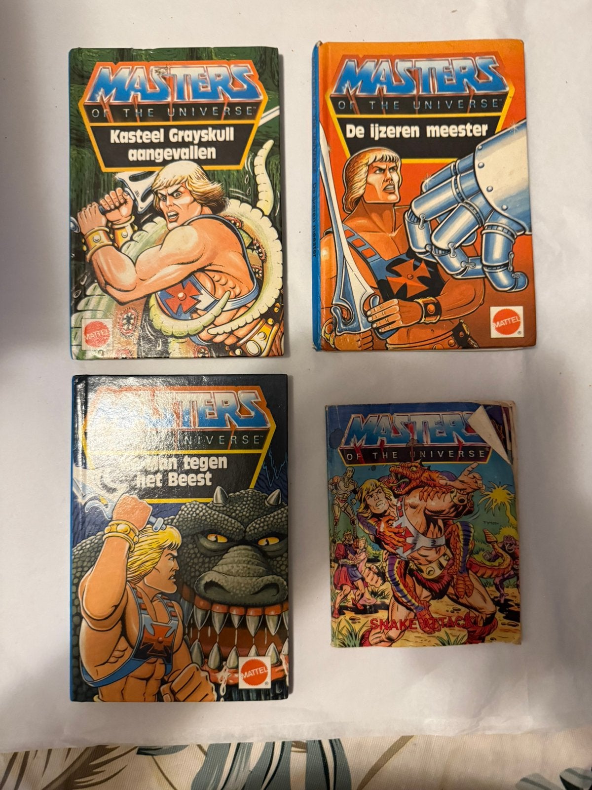 He man motu boekjes vintage 80,s, Ophalen of Verzenden, Zo goed als nieuw