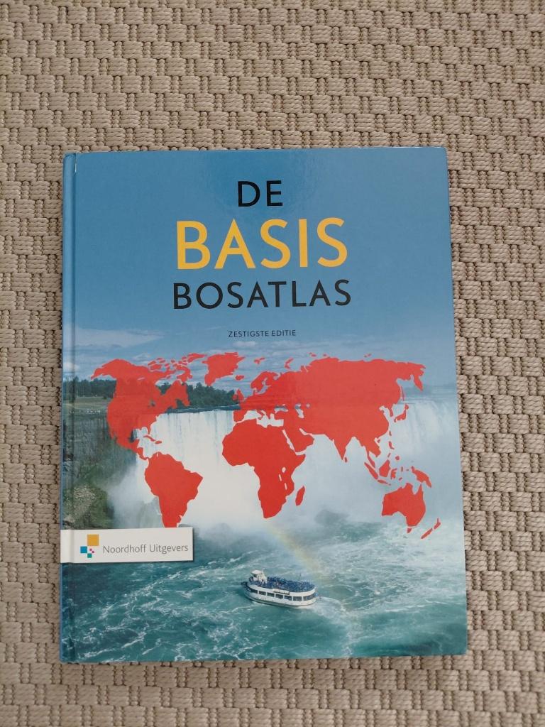 De Basis Bosatlas Zestigste Editie, Boeken, Bosatlas, 2000 tot heden, Ophalen of Verzenden, Zo goed als nieuw