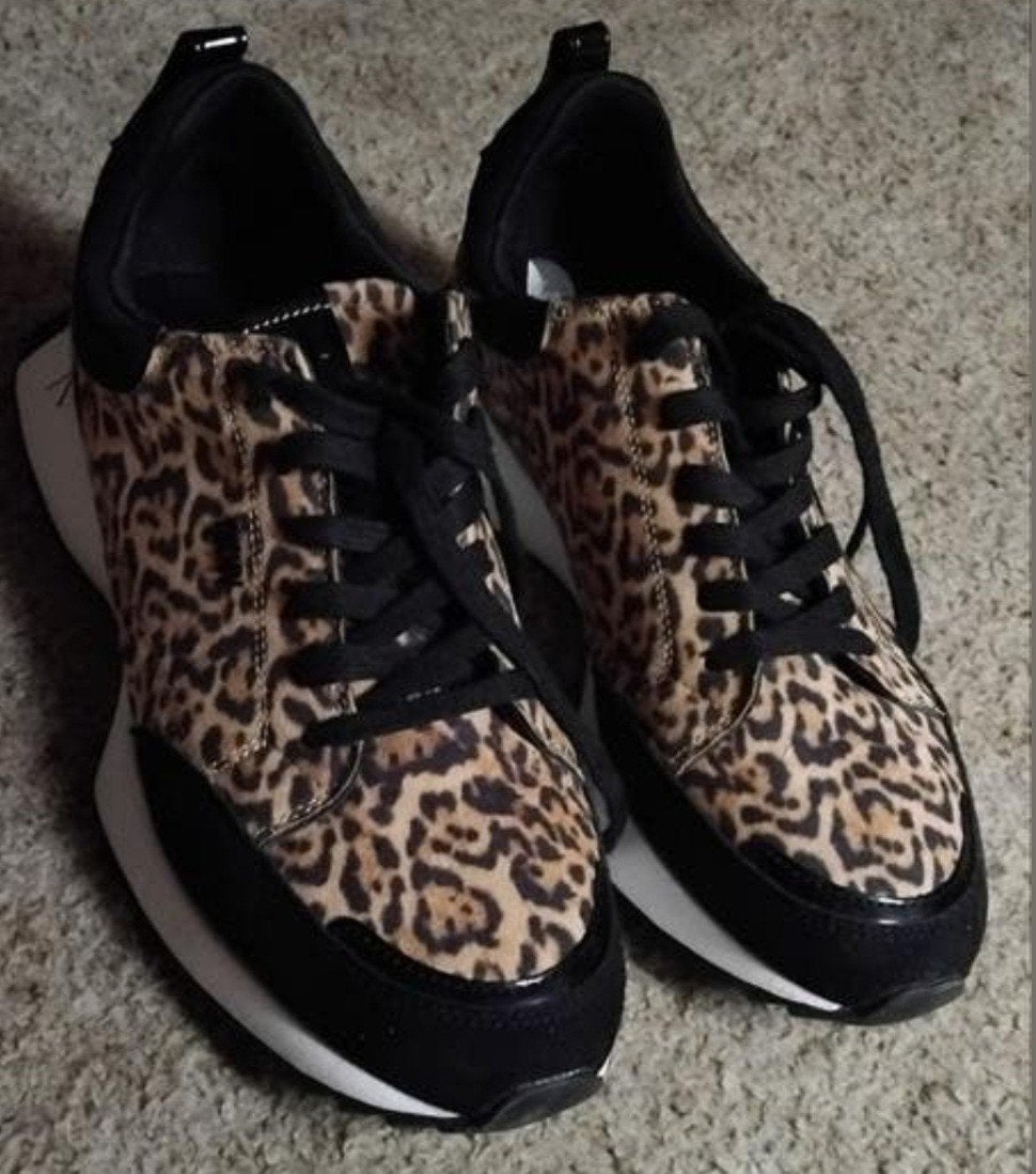 DKNY sneakers met luipaardprint, maat 42, Overige kleuren, DKNY, Ophalen of Verzenden, Sneakers of Gympen