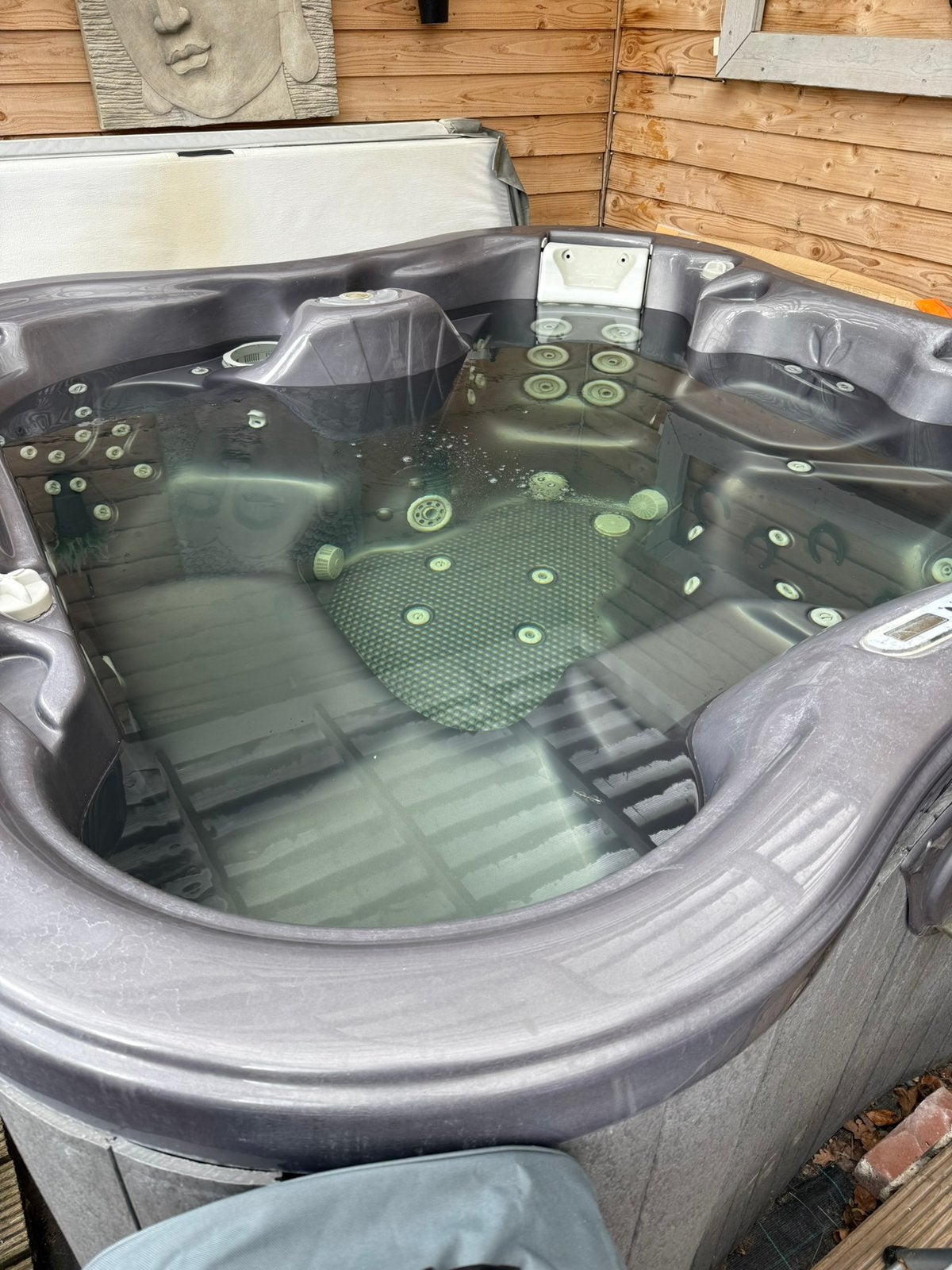 Dimension One Jacuzzi te koop – 230 x 230 cm, Ophalen, Gebruikt, Vast