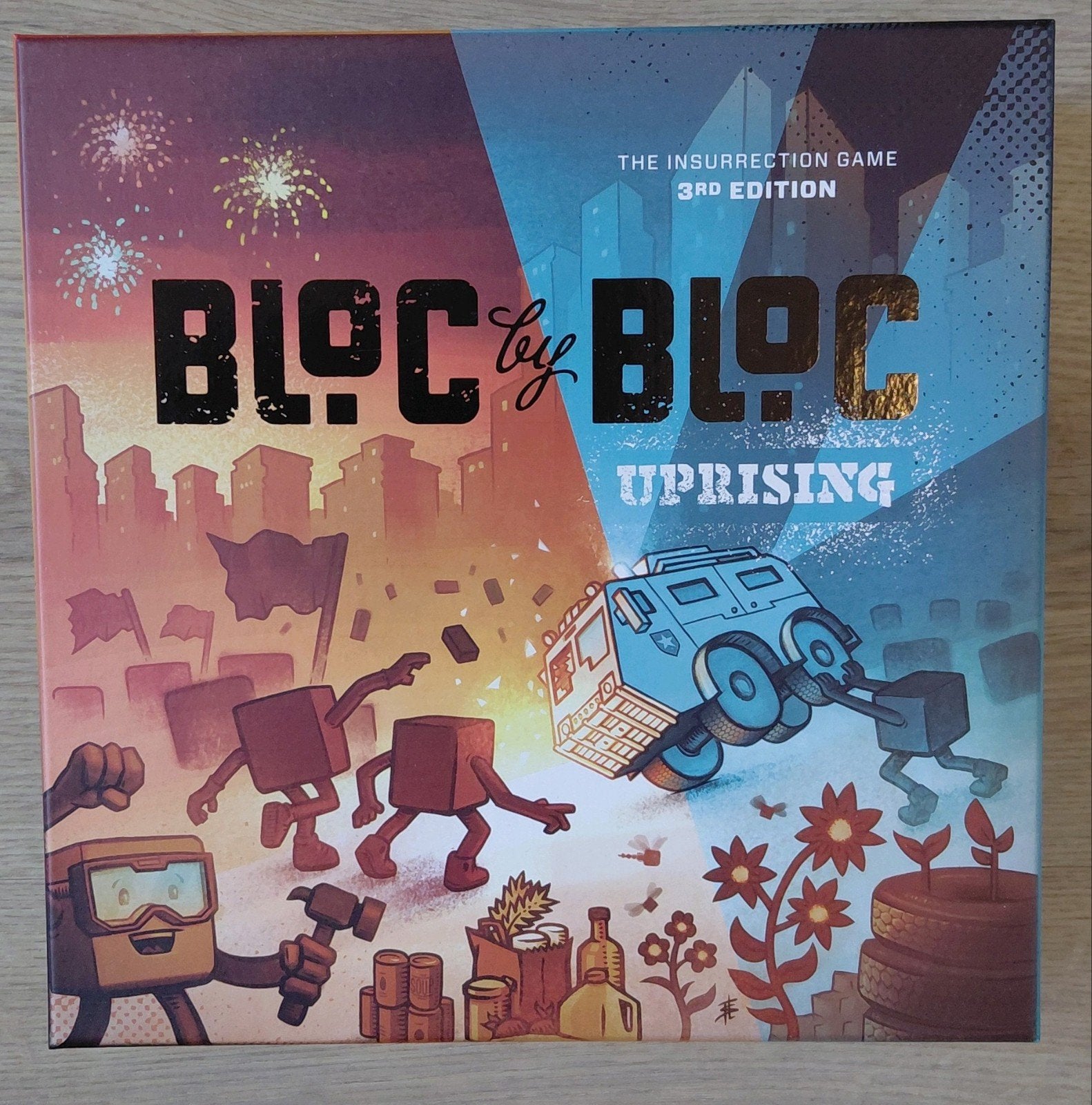 BLOC by BLOC: Uprising 3rd Edition - Bordspel, Een of twee spelers, Ophalen of Verzenden, Zo goed als nieuw, Out of Order Games