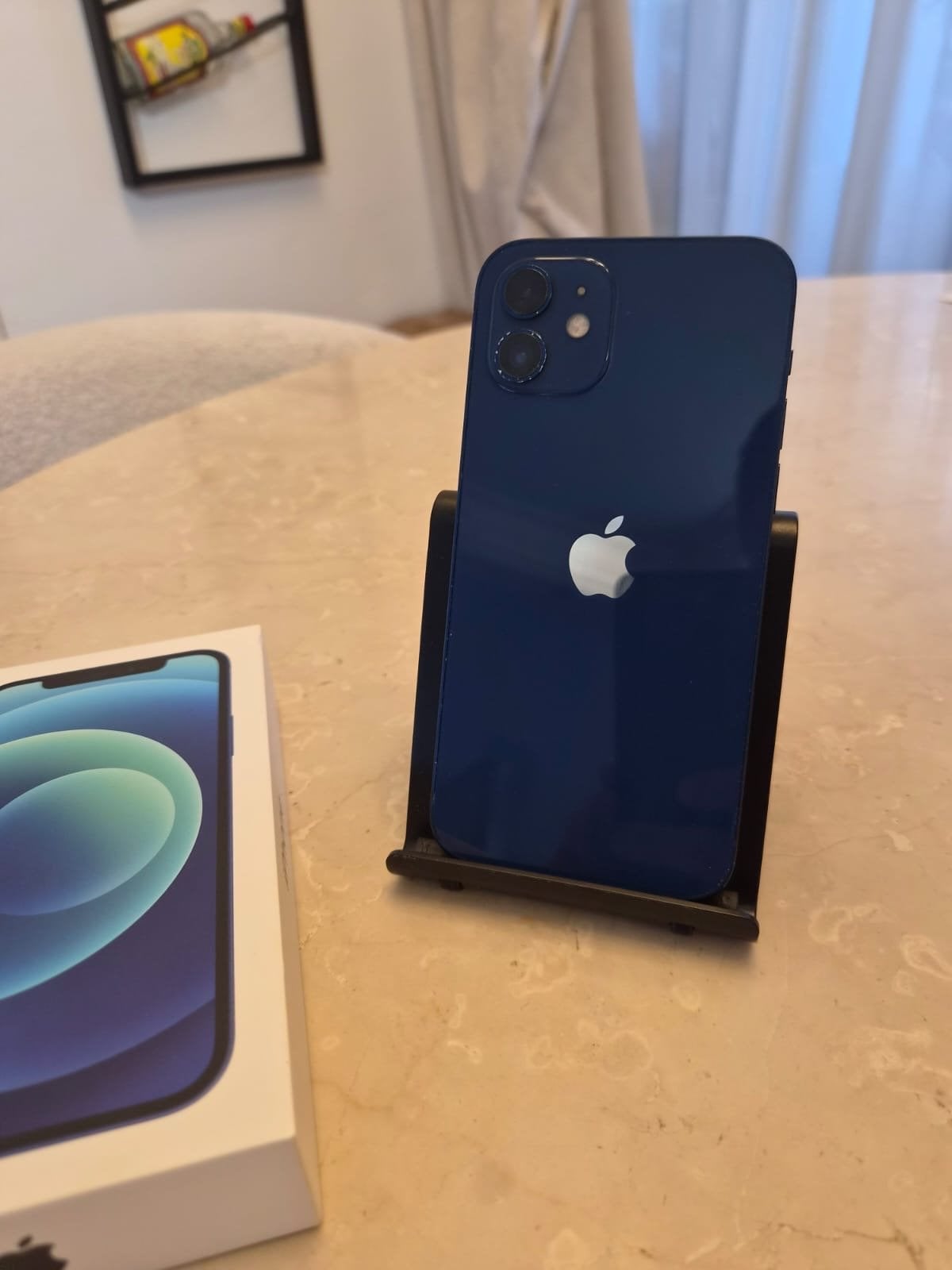 iPhone 12 - Scherm krasvrij, restore error, 80 %, Blauw, Ophalen of Verzenden, IPhone 12