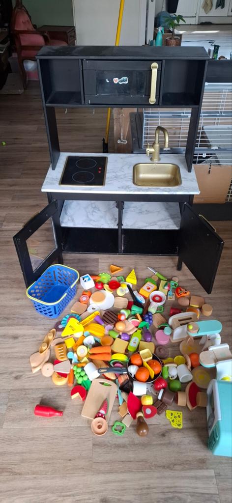 Ikea keuken met  heel veel accessoires, Ophalen, Gebruikt, Hout, Speelkeuken
