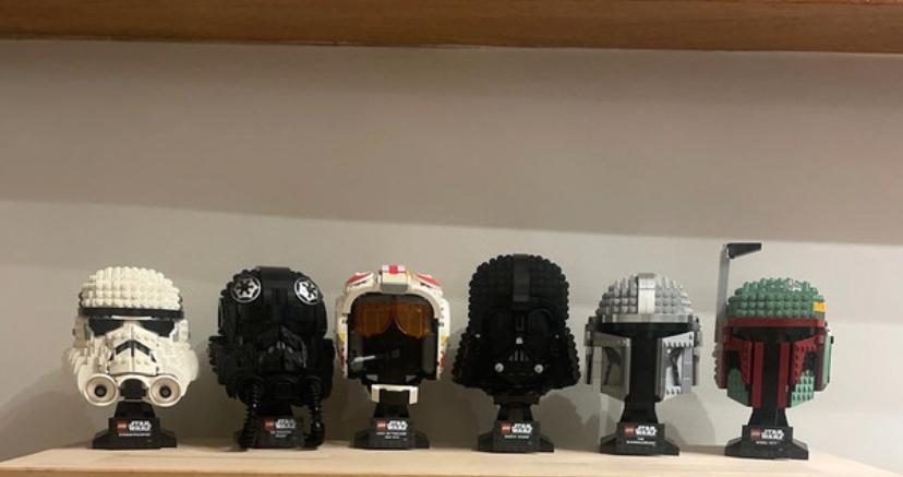 6 helmets Star Wars, Kinderen en Baby's, Speelgoed | Duplo en Lego, Star Wars, Lego, Ophalen of Verzenden, Zo goed als nieuw