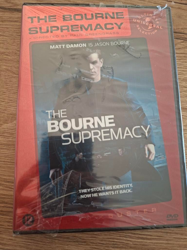 The Bourne Supremacy DVD, Cd's en Dvd's, Dvd's | Thrillers en Misdaad, Nieuw in verpakking, Actiethriller, Vanaf 12 jaar, Ophalen of Verzenden