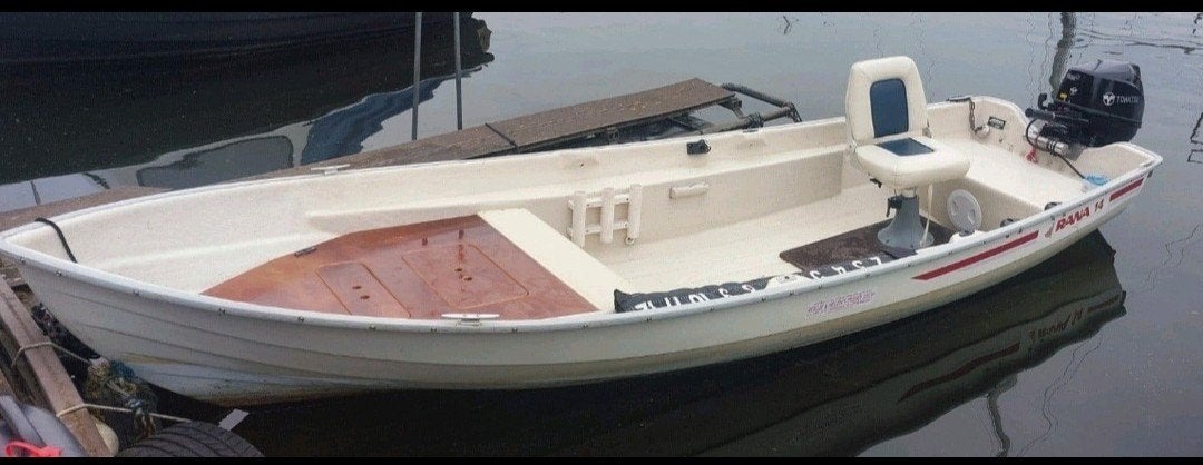 Zeer nette Noorse visboot Rana 14 !, Ophalen, Gebruikt