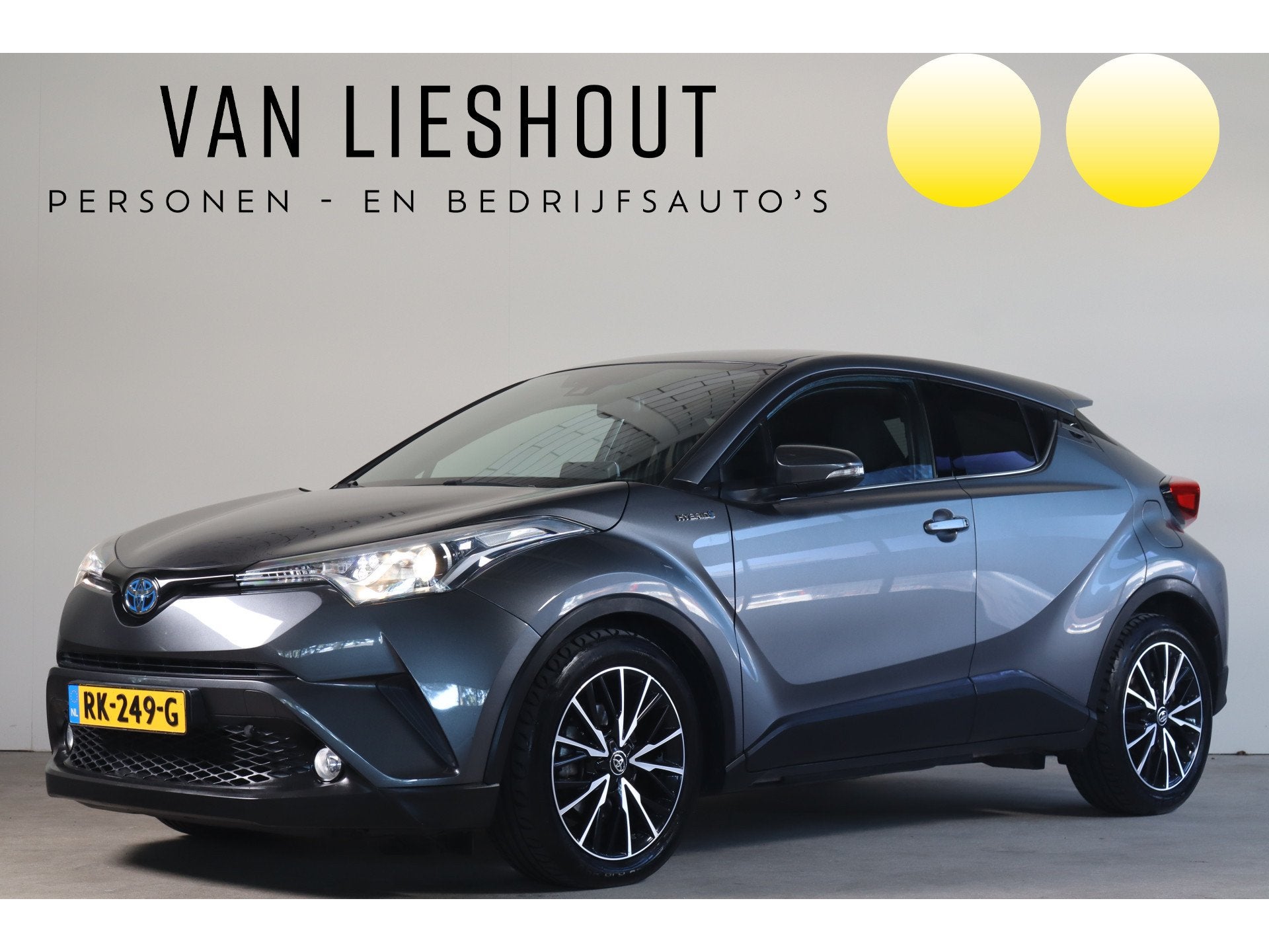 Toyota C-HR 1.8 Hybrid Dynamic - NL- Auto! Stoelverw I Camer, Stof, Euro 6, 4 cilinders, 122 pk