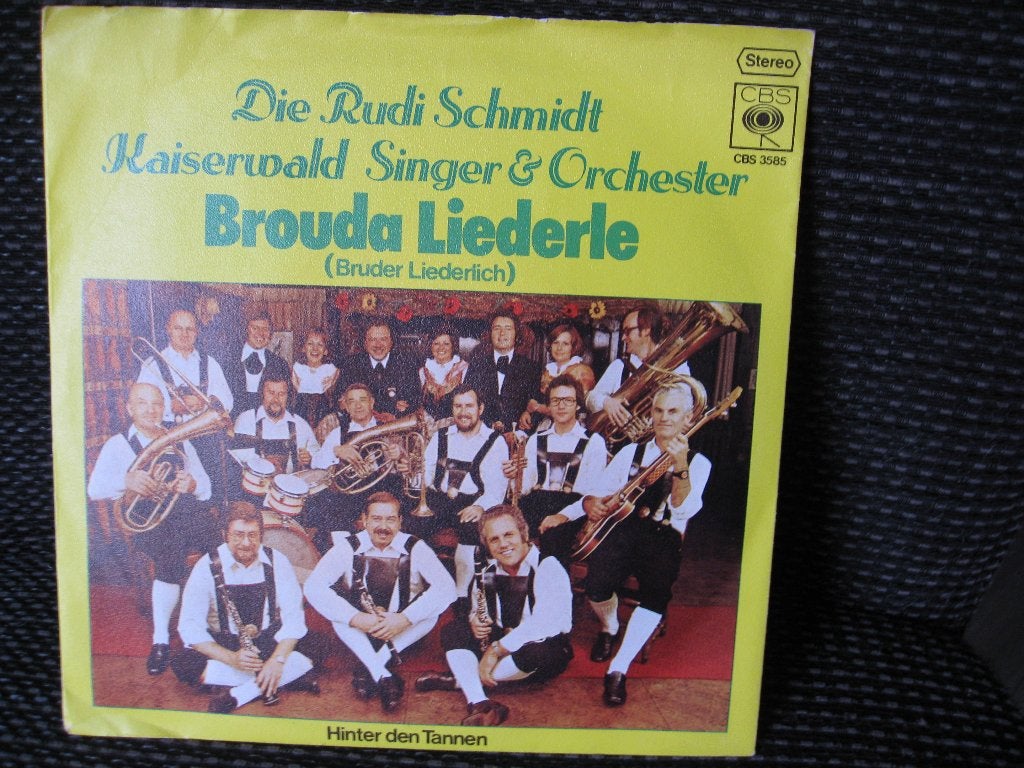 Rudi Schmidt  – Brouda Liederle -   Hinter Den Tannen, Ophalen of Verzenden, Gebruikt, Pop