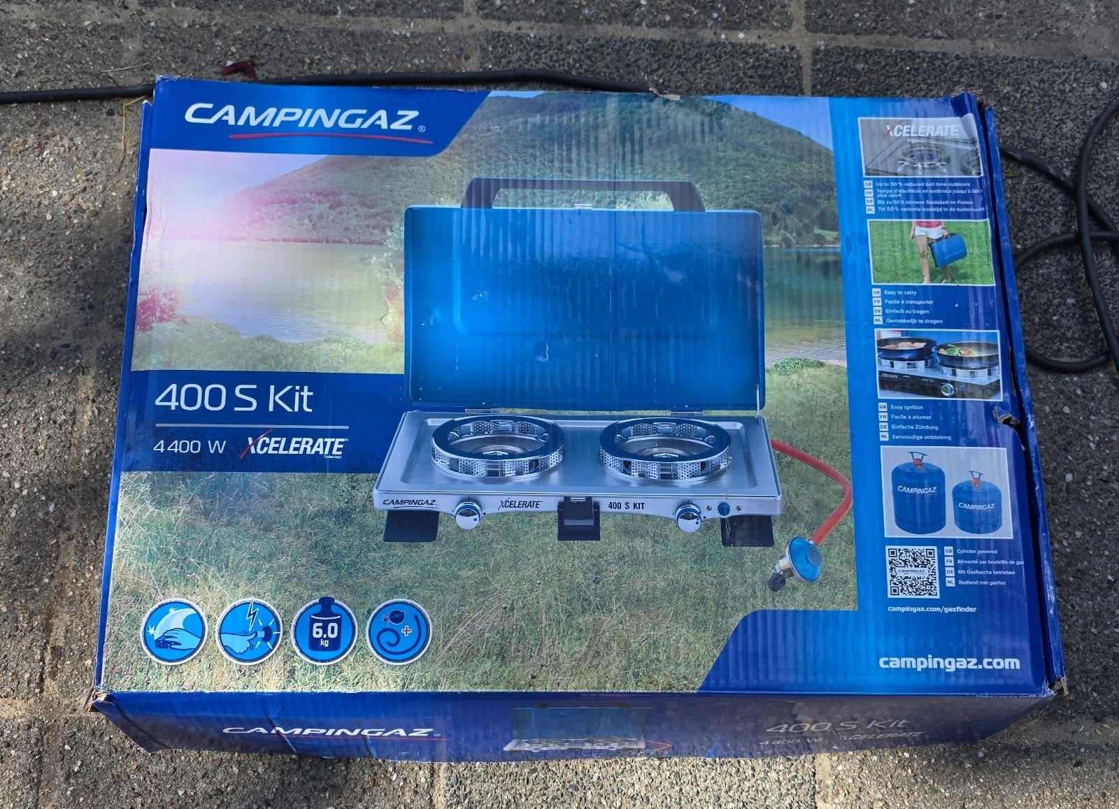 Campingaz 400 S Kit Xcelerate 4400W Camping Kooktoestel, Caravans en Kamperen, Ophalen of Verzenden, Gebruikt