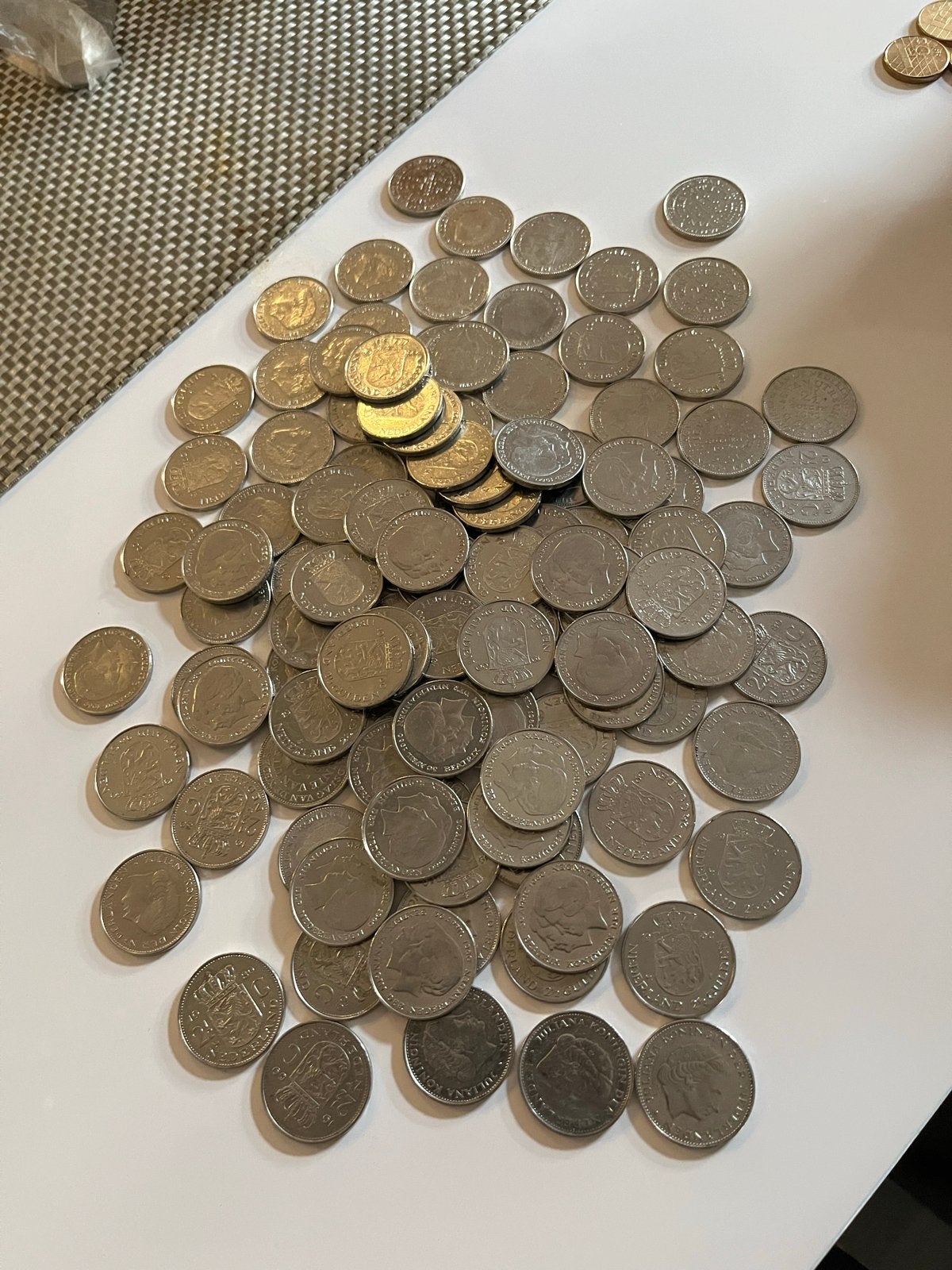 Grote partij gulden en centen munten (ca. 17 kg), Verzenden, Koningin Juliana, 1 cent, Setje