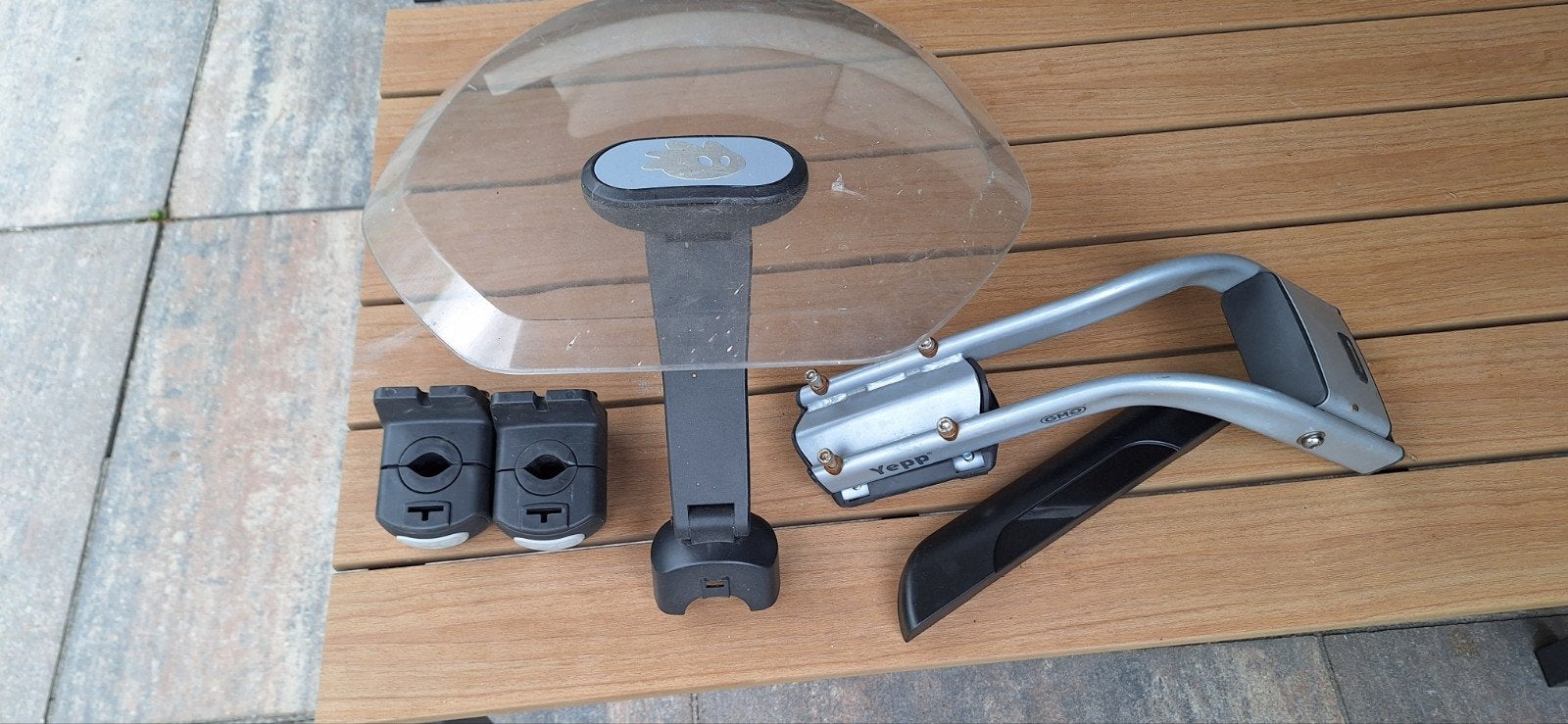 Yepp fietsstoeltje onderdelen: windscherm en beugel, Fietsen en Brommers, Fietsaccessoires | Aanhangers en Karren, Ophalen