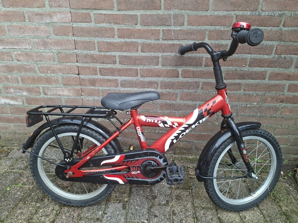 Kinderfietsje 16 inch Loekie ., Ophalen, Terugtraprem, Loekie, 16 tot 20 inch