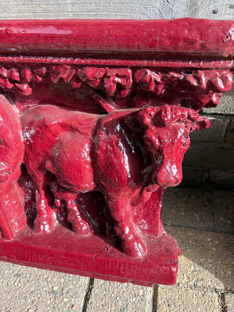2 Oude Muurornamenten Boerderij Stijl - Koehandel, Ophalen