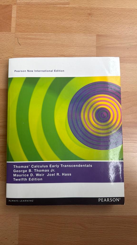 Thomas' Calculus: Early Transcendentals (12th Edition), Diverse auteurs, Ophalen of Verzenden, Beta, WO