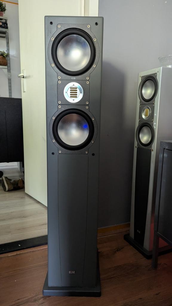 Elac FS 208.2 Vloerstaande Luidsprekers, Audio, Tv en Foto, Luidsprekers, Gebruikt, 120 watt of meer, Front, Rear of Stereo speakers