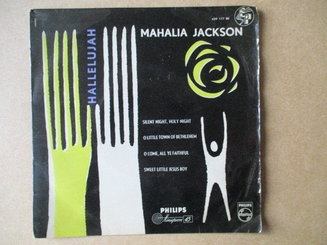 s2715 mahalia jackson - hallelujah, Cd's en Dvd's, Vinyl Singles, Ophalen, Gebruikt, Overige genres, 7 inch