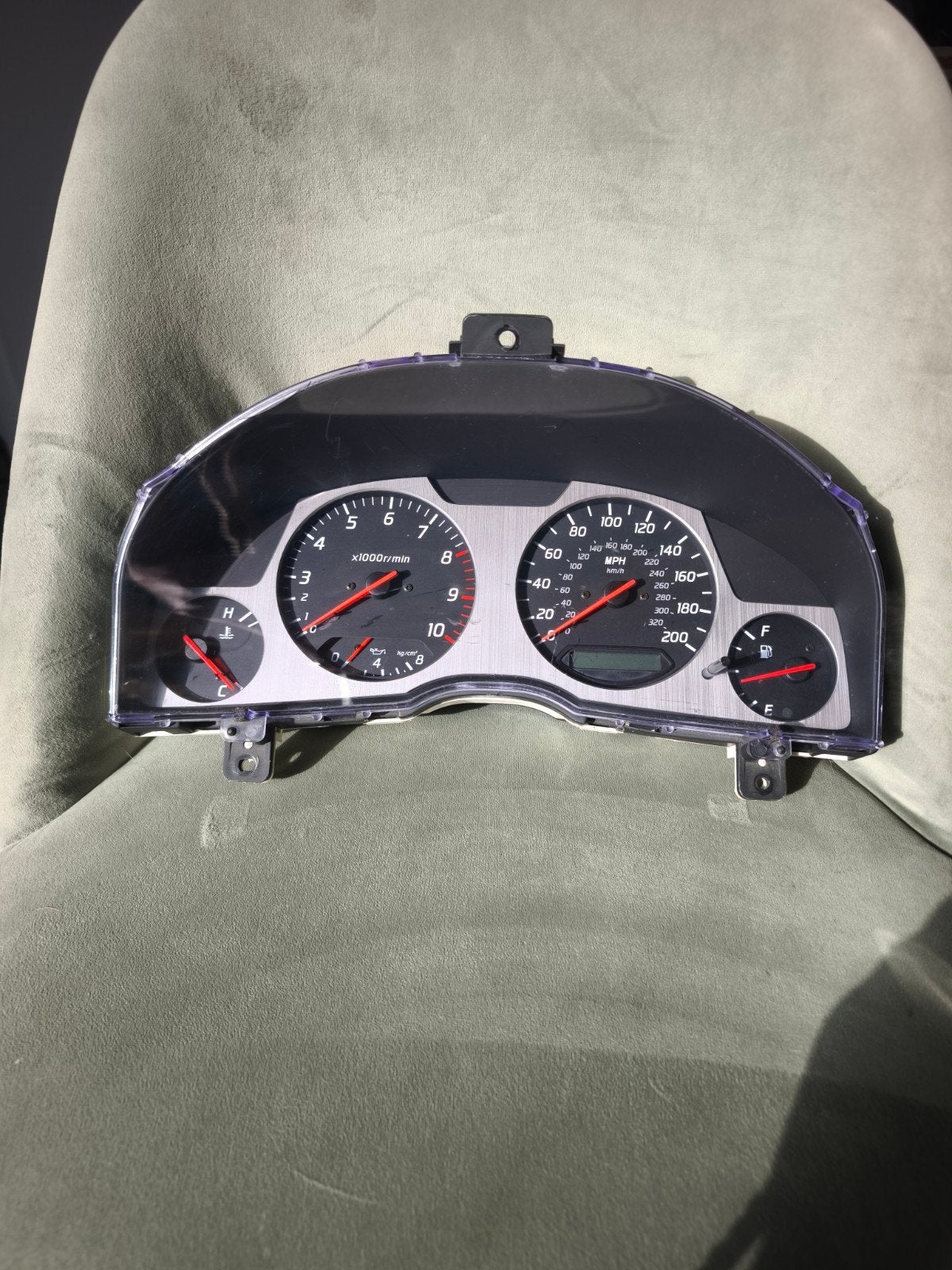 Nissan R34 GTR cluster tellerbak miles en kilometers, Auto-onderdelen, Ophalen of Verzenden, Nissan