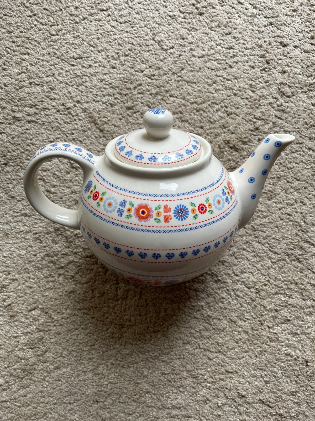 Kakelbont Theepot, Verzenden, Nieuw, Overige merken, Theepot