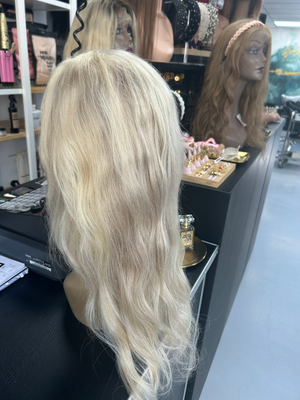 Mooie Echthaar pruik OPRUIMING human hair lace wig SALE €49, Ophalen of Verzenden, Nieuw, Pruik of Haarverlenging