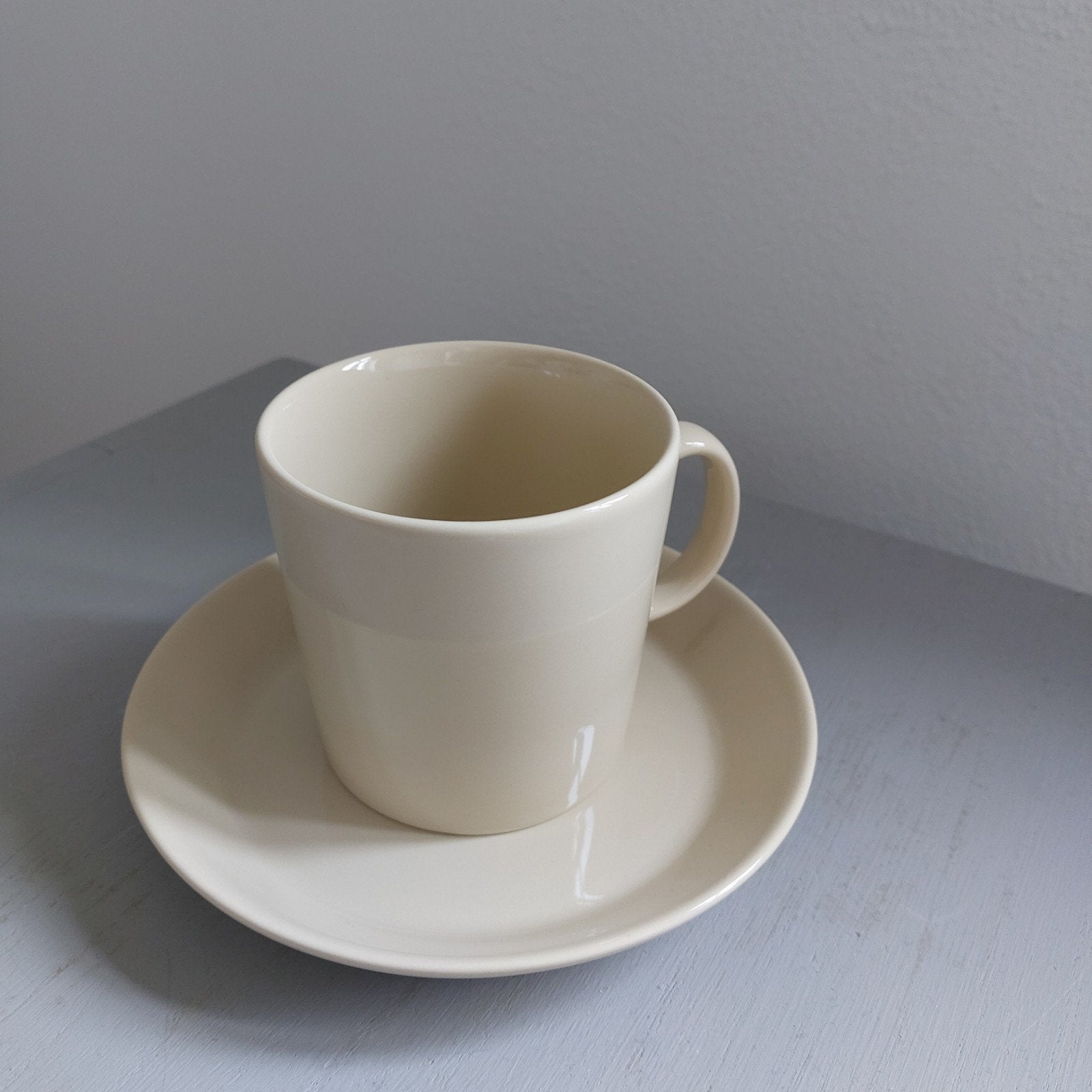 Iittala Teema Servies - Mok en Kom - Linnen, Overige merken, Keramiek, Ophalen of Verzenden, Zo goed als nieuw