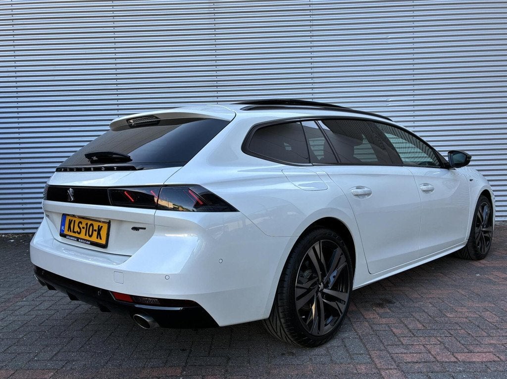 Peugeot 508 SW 1.6 PureTech GT Pano Led Carplay Leer Cruise, Auto's, 745 kg, Gebruikt, 4 cilinders, Wit