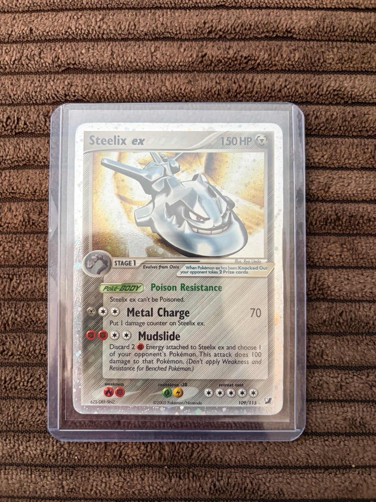 Steelix ex (# 109) - Pokémon TCG, Ophalen of Verzenden, Zo goed als nieuw, Losse kaart, Foil