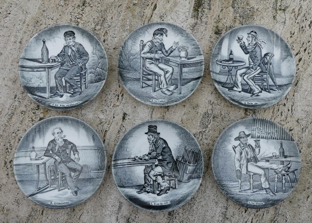 Set van 6 Royal Sphinx Maastricht Onderzetters nr 1 t/m 6, Ophalen of Verzenden