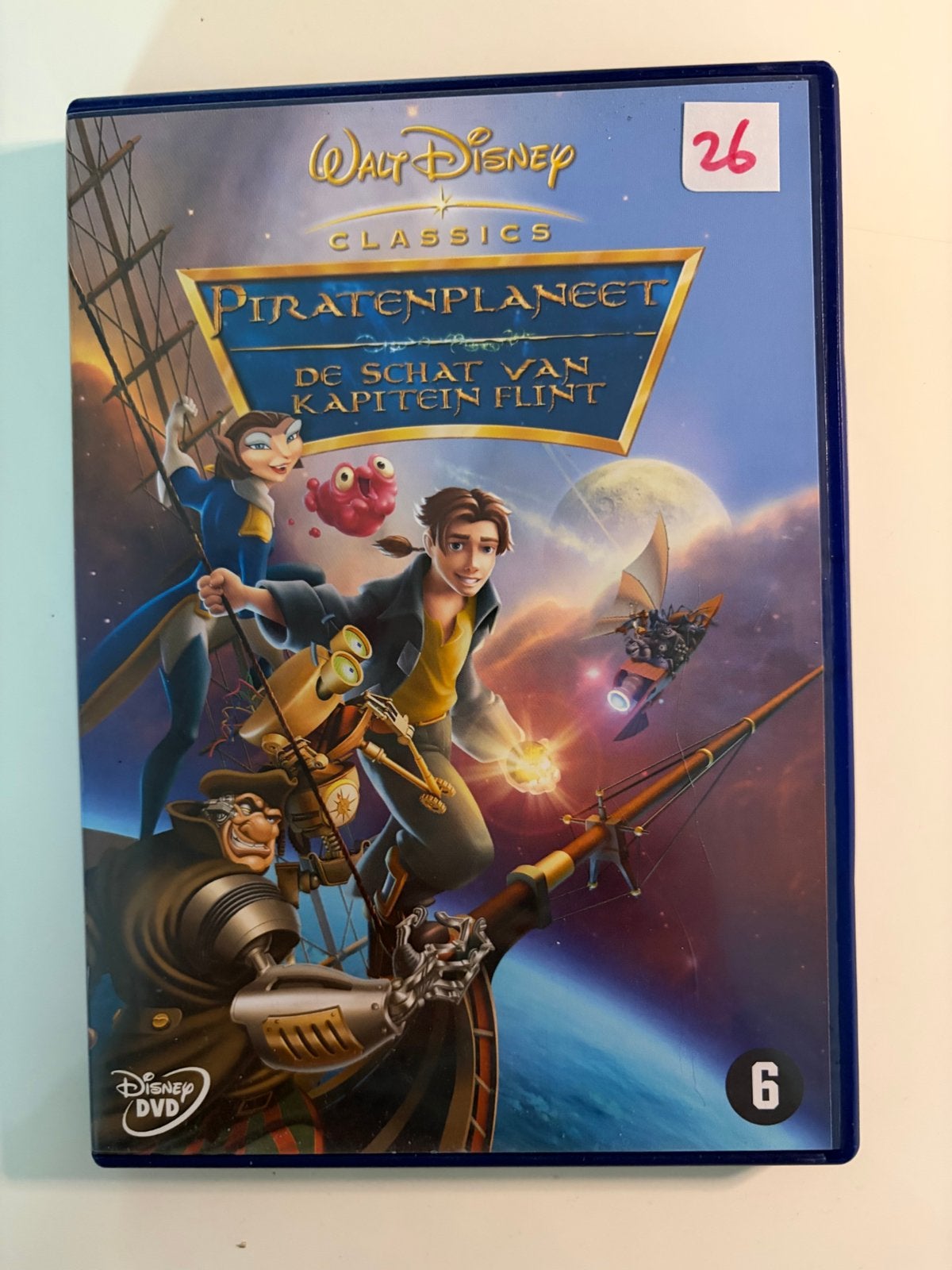 Piratenplaneet de schat van kapitein flint walt disney class, Tekenfilm, Ophalen of Verzenden, Zo goed als nieuw, Alle leeftijden